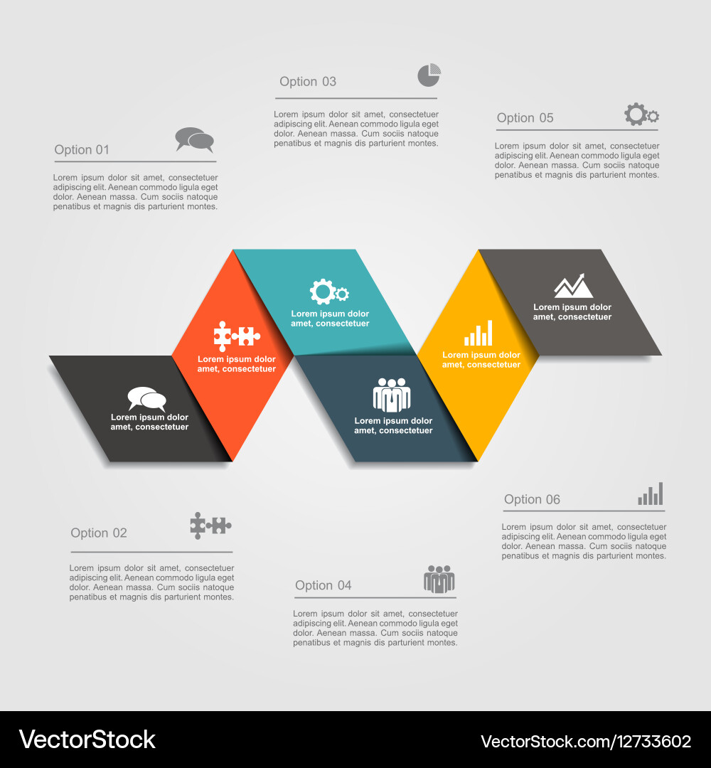 Infographic design template Royalty Free Vector Image