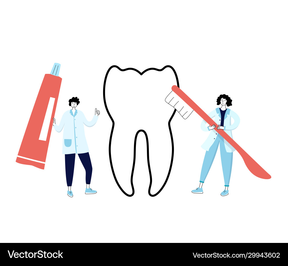 Isolated tooth Royalty Free Vector Image - VectorStock