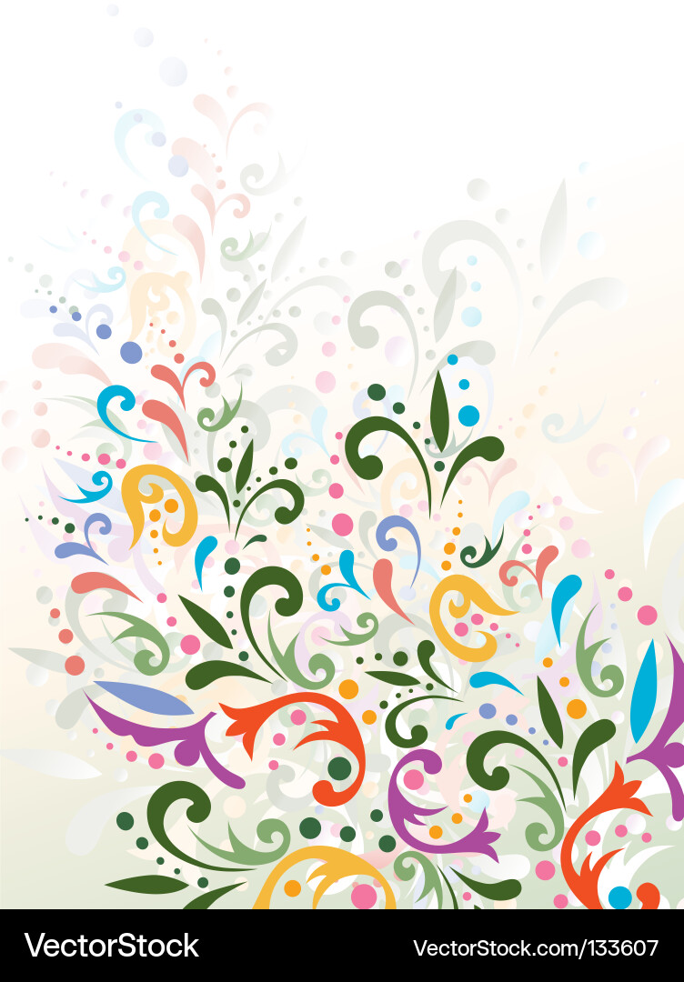 Floral Royalty Free Vector Image - VectorStock