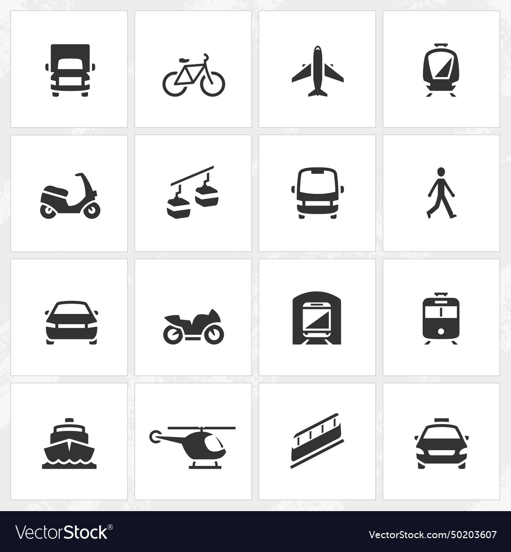 Transport icons