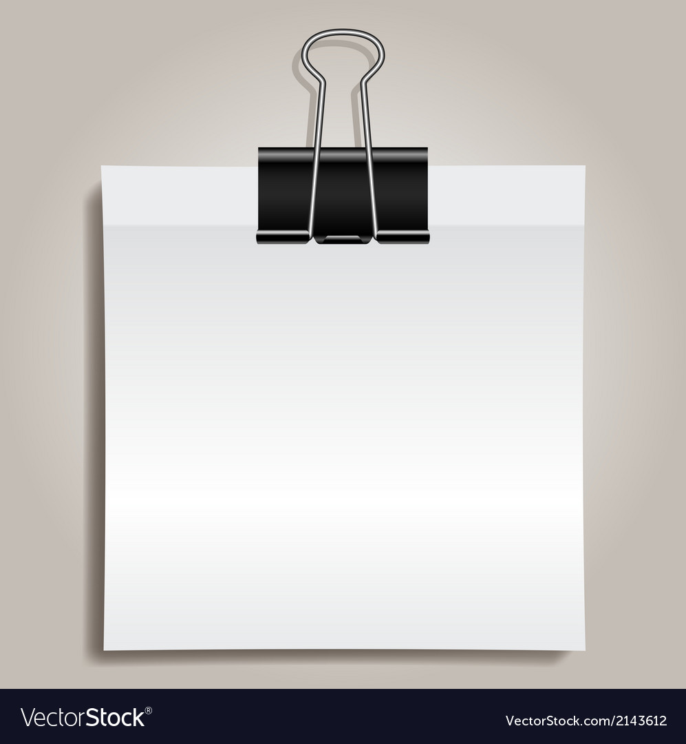 binder clip art