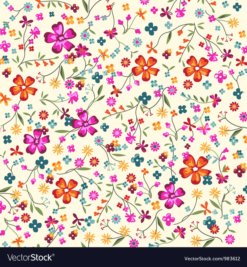 14,300+ Ditsy Floral Print Illustrations, Royalty-Free Vector