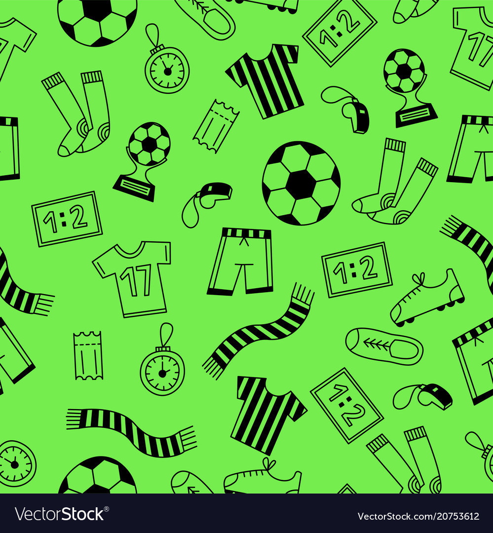 Sports seamless pattern