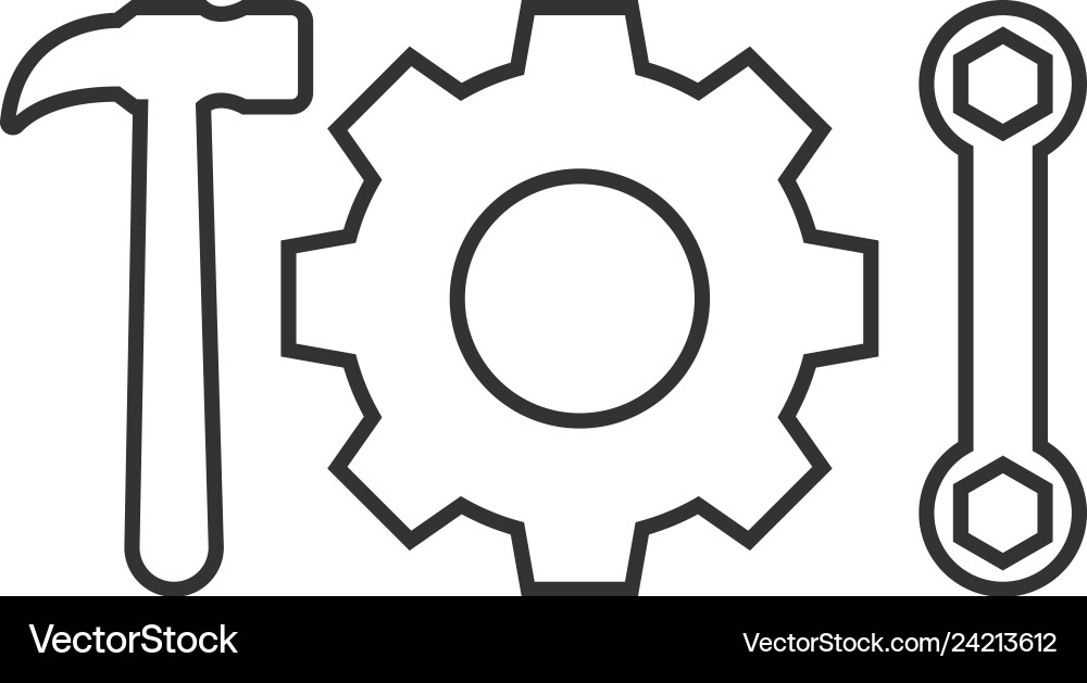 Tools icon design template isolated Royalty Free Vector