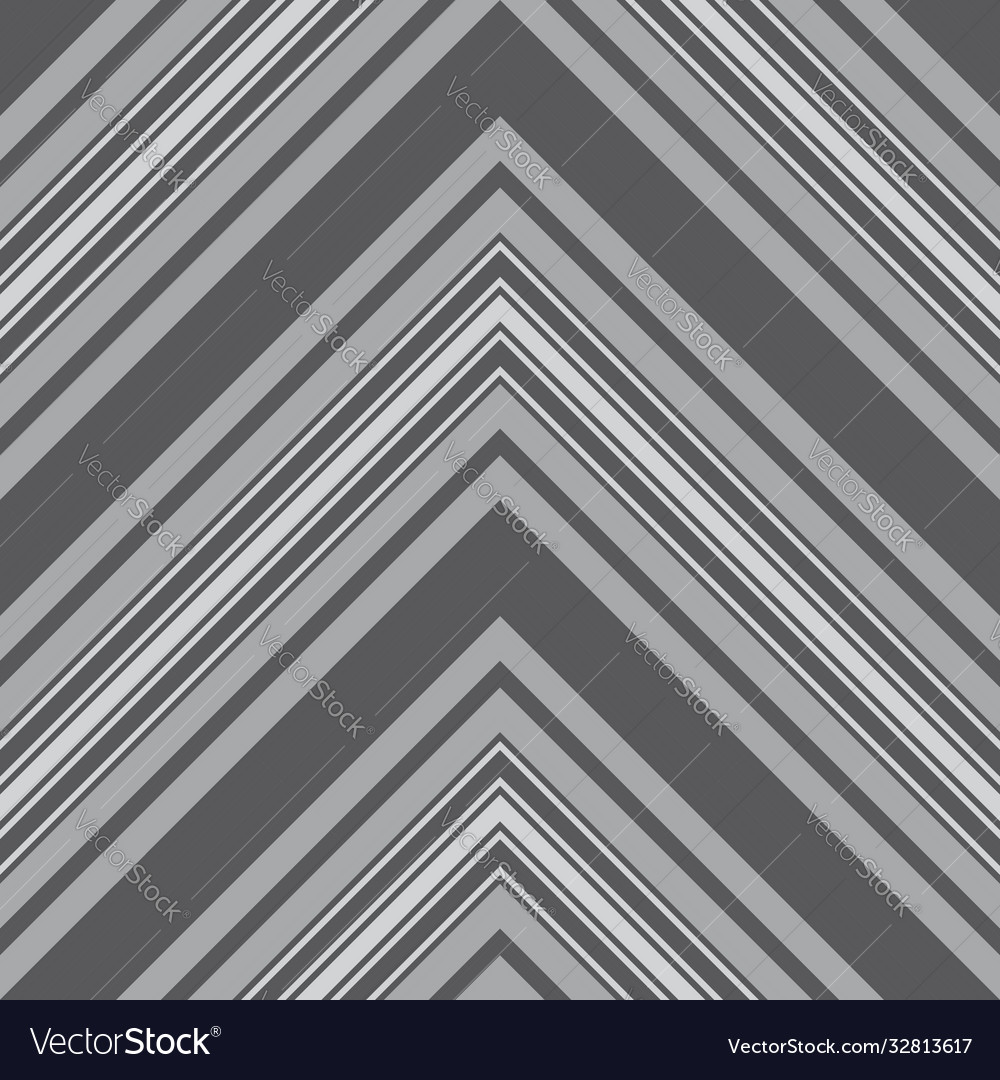 Grey chevron diagonal stripes seamless pattern Vector Image