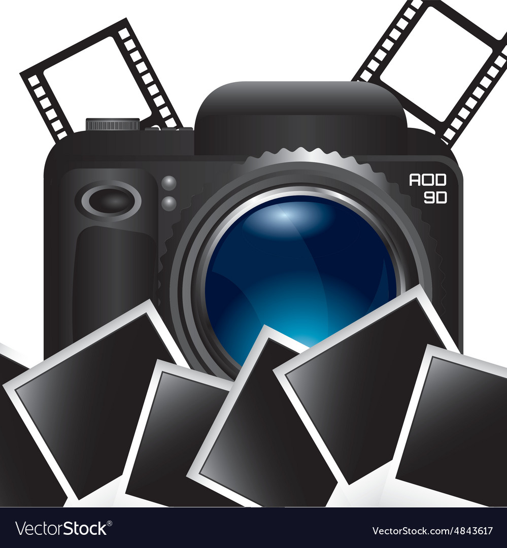 Photography camera Royalty Free Vector Image - VectorStock