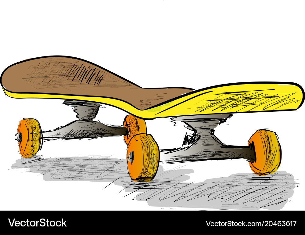 Skateboard Royalty Free Vector Image - VectorStock