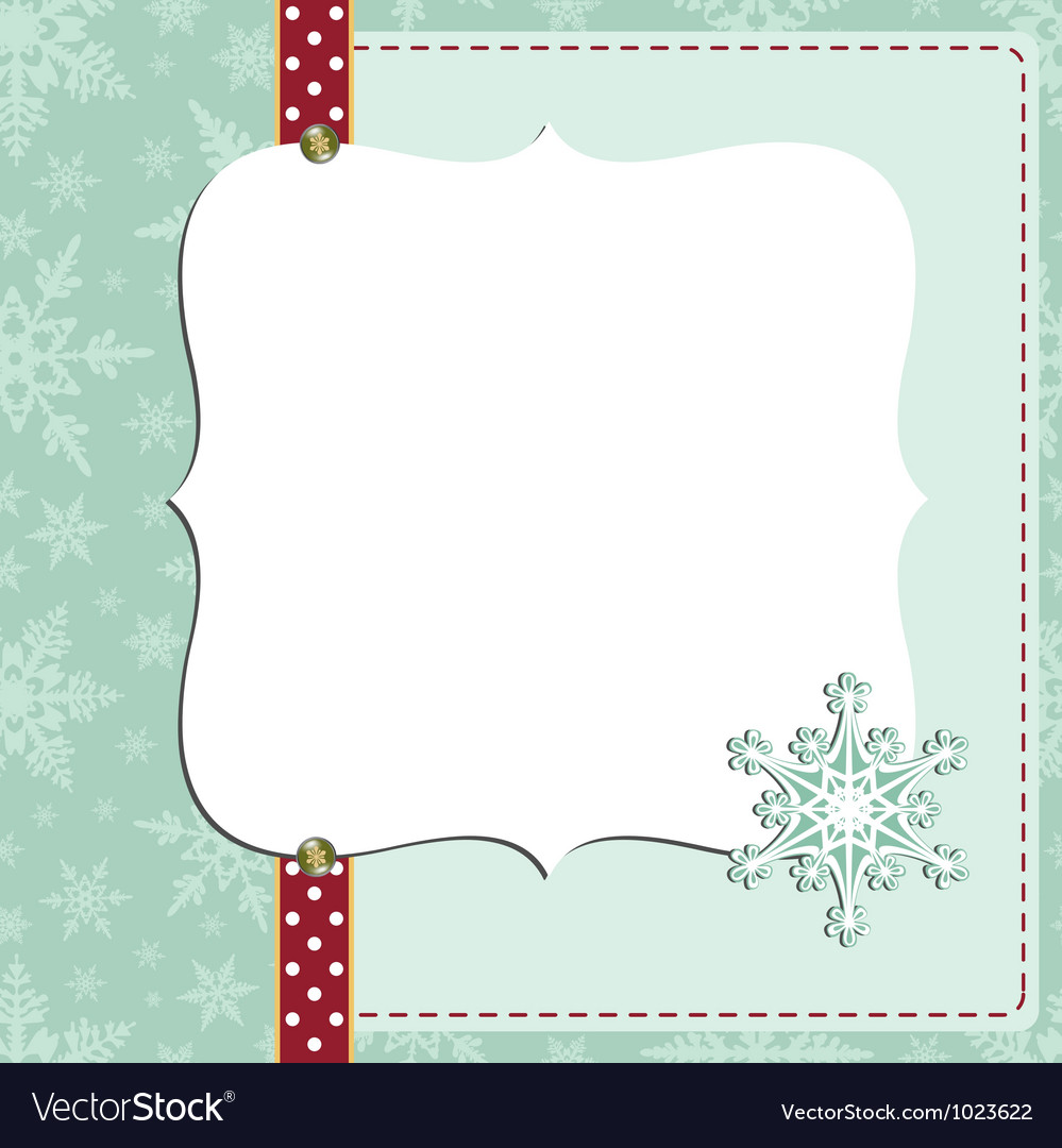 Cute Year Postcard Template Royalty Free Vector Image