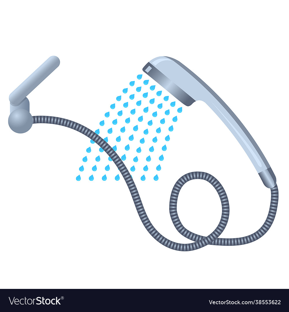 Shower Spraying Water Royalty Free Vector Image