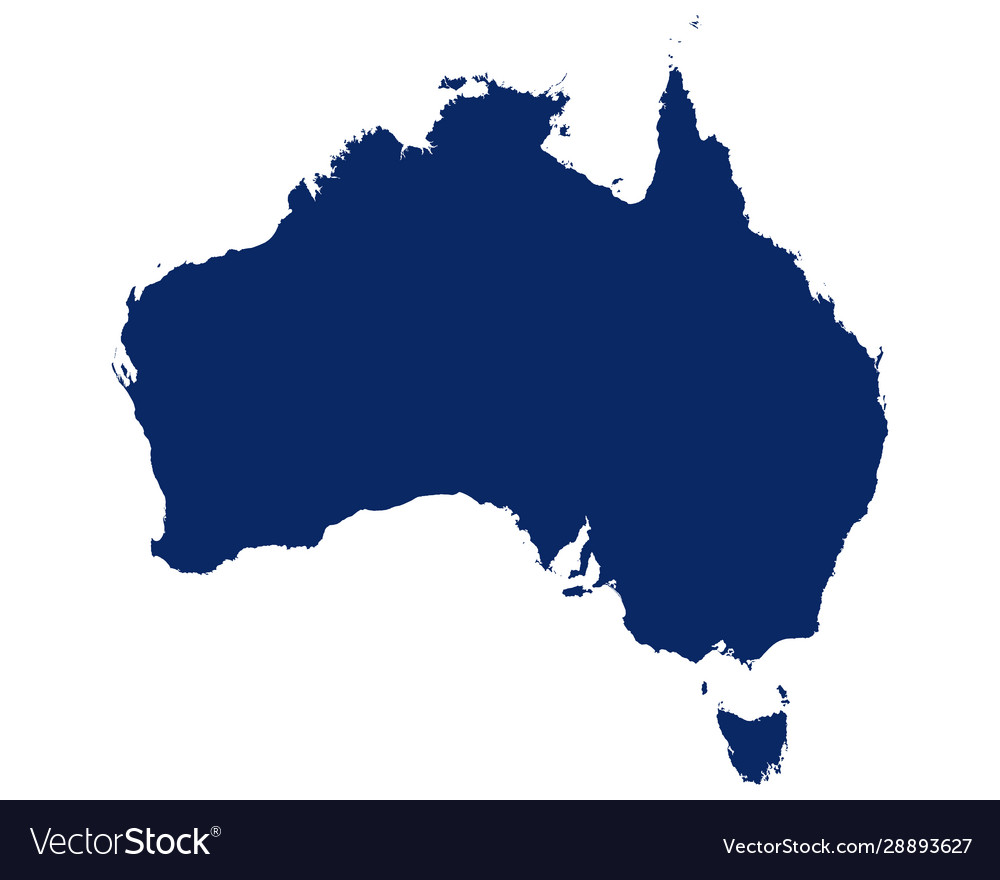 Coloured Map Of Australia - Arlana Nannette