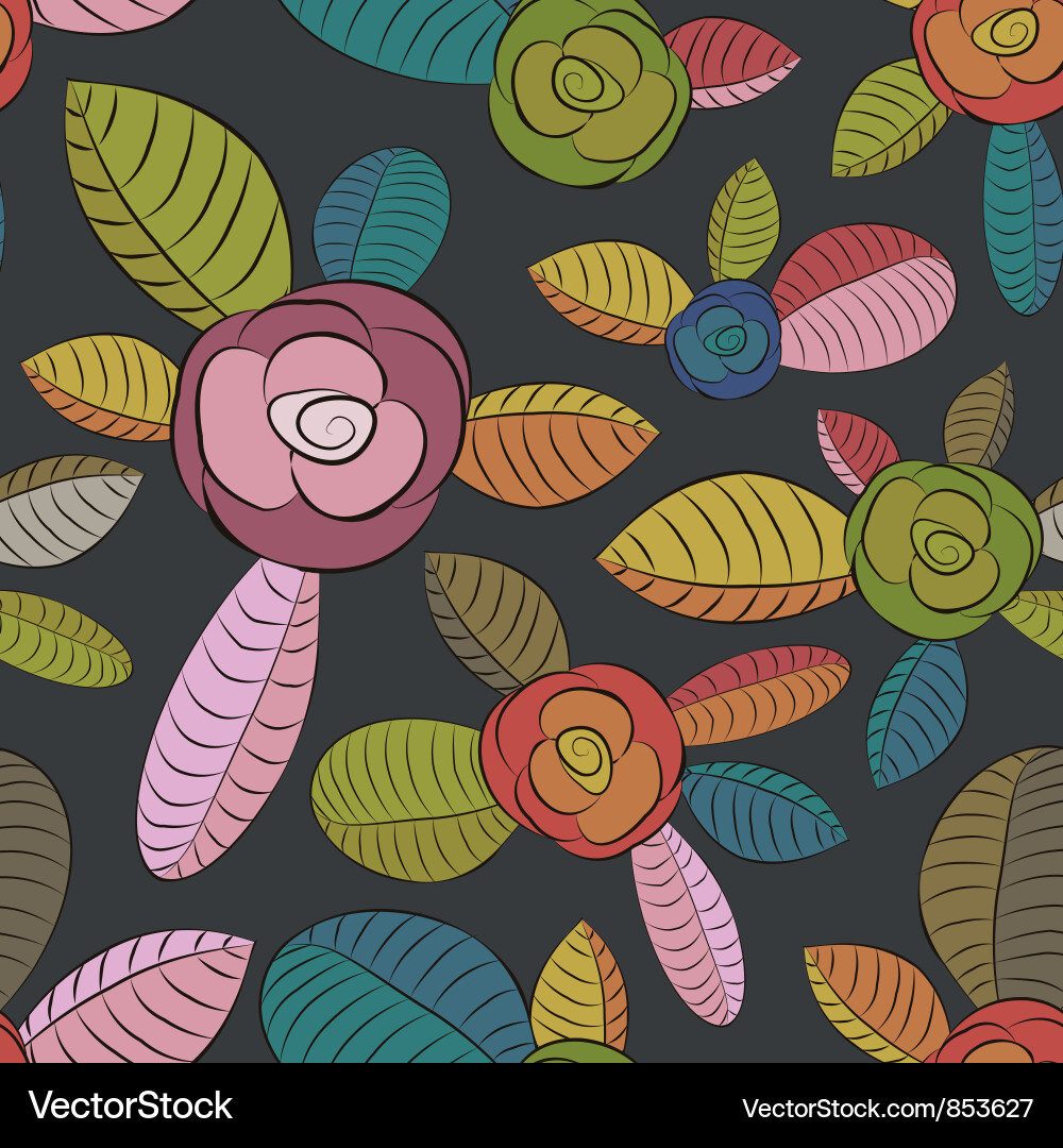 Retro seamless pattern Royalty Free Vector Image