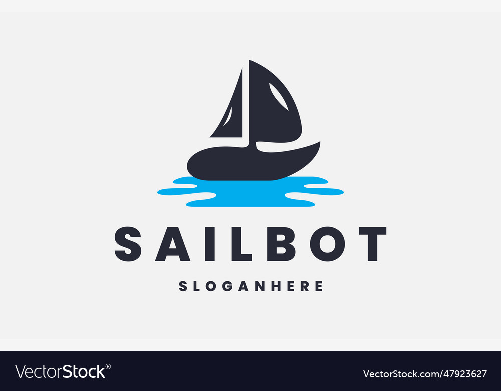 Sailboat Royalty Free Vector Image VectorStock Sailboat Vector 47923627