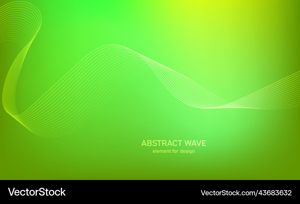 Abstract wave element for design digital Vector Image