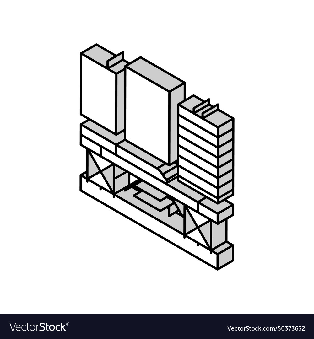 Metro tram electric train transport station Vector Image