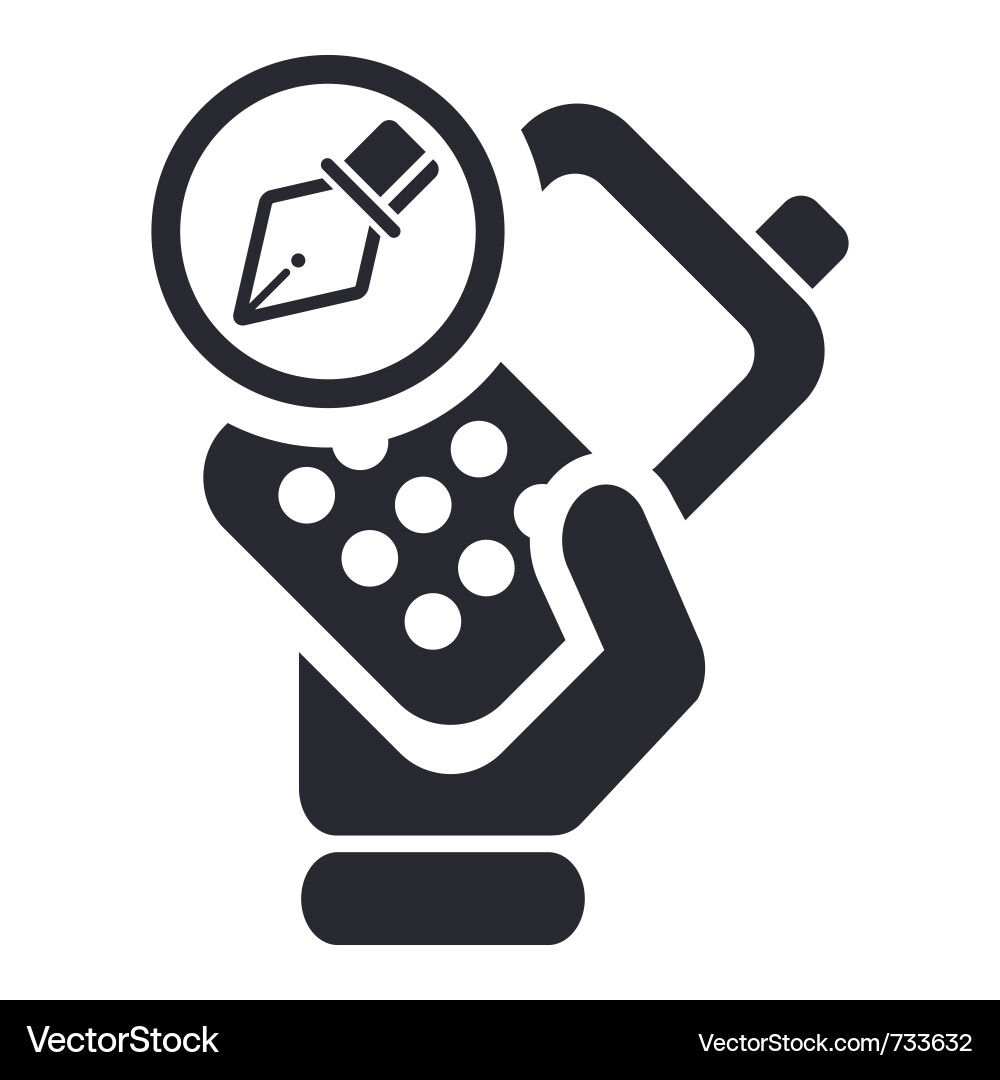 Phone icon Royalty Free Vector Image - VectorStock