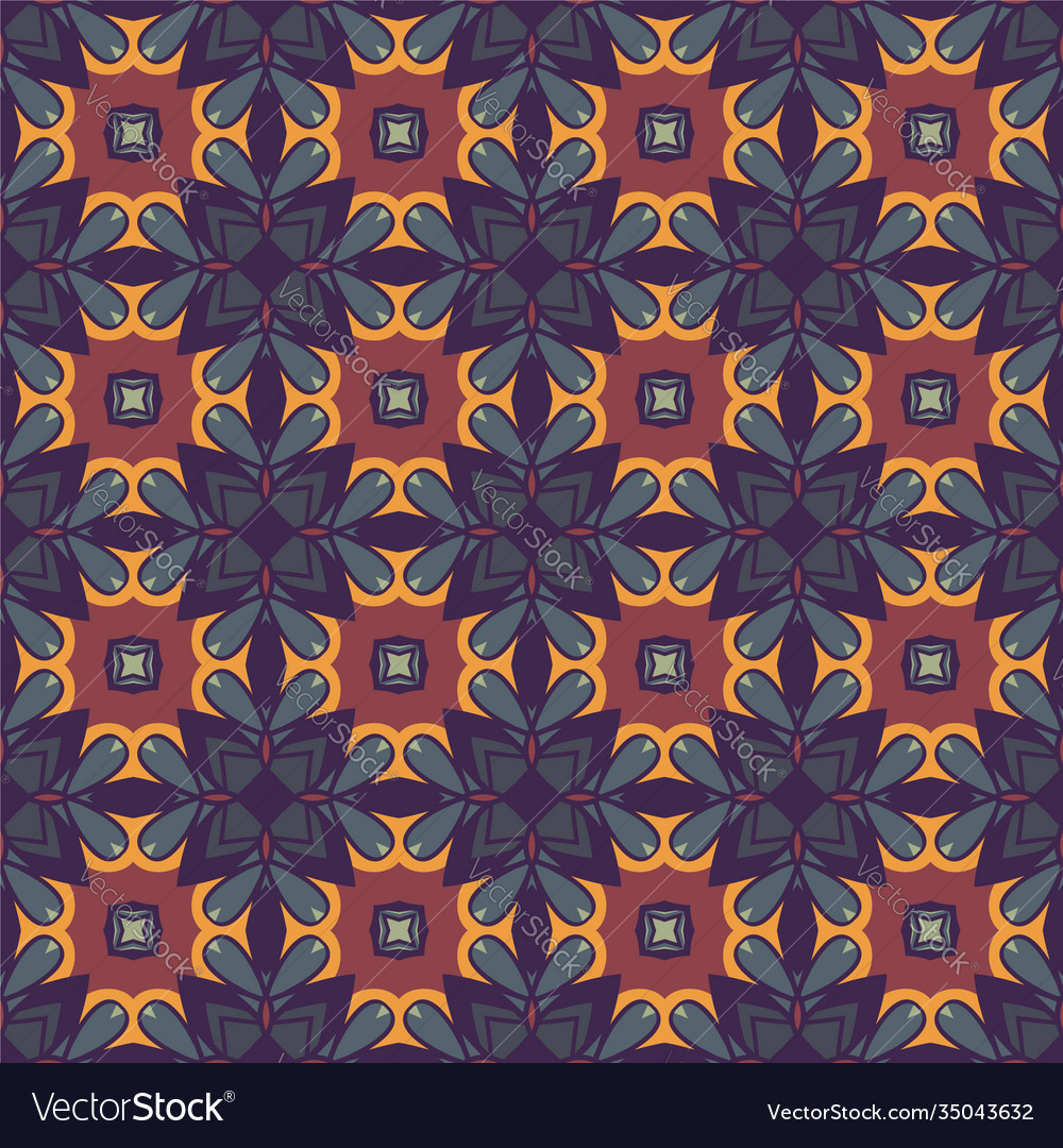 Vintage seamless flower pattern