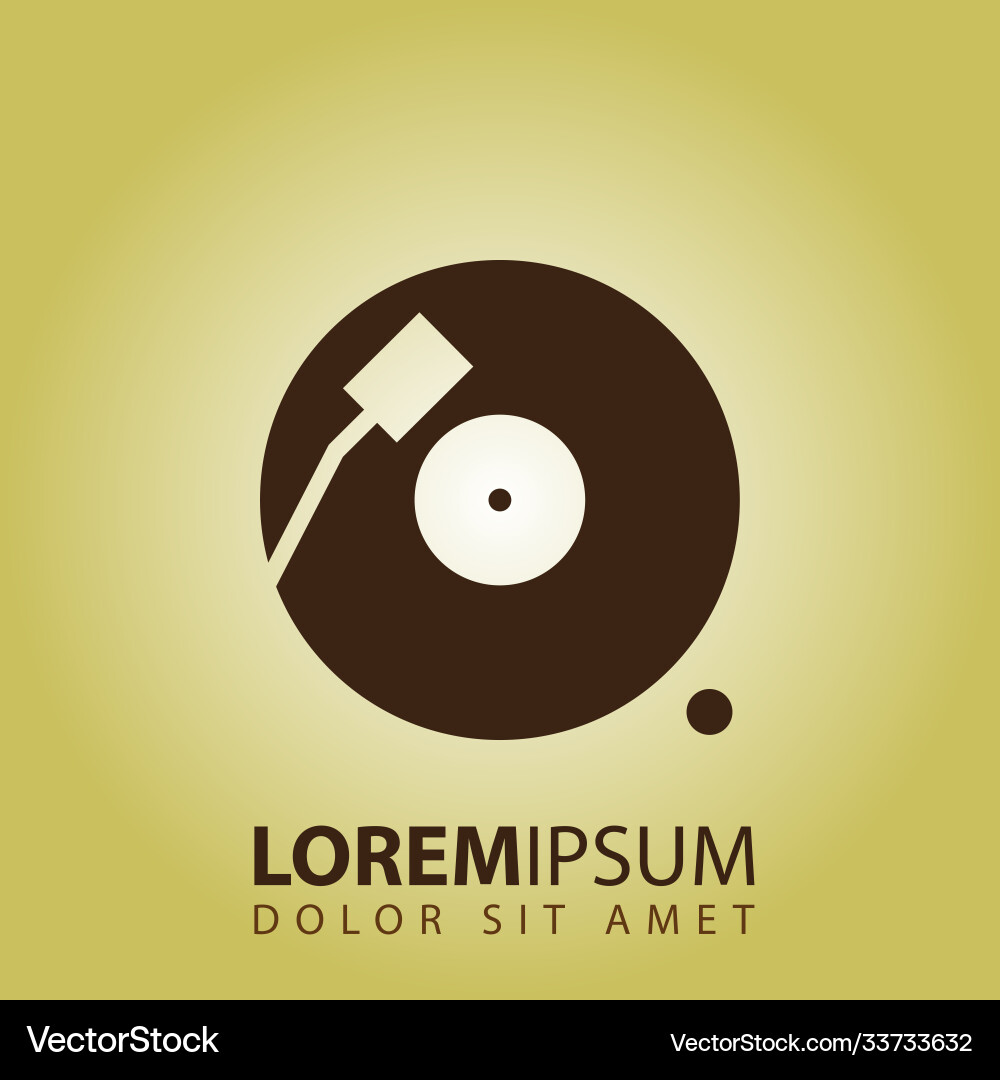 Vinyl icon Royalty Free Vector Image - VectorStock