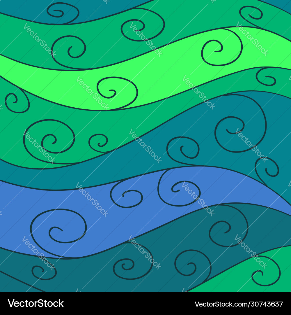 Abstract waves background Royalty Free Vector Image