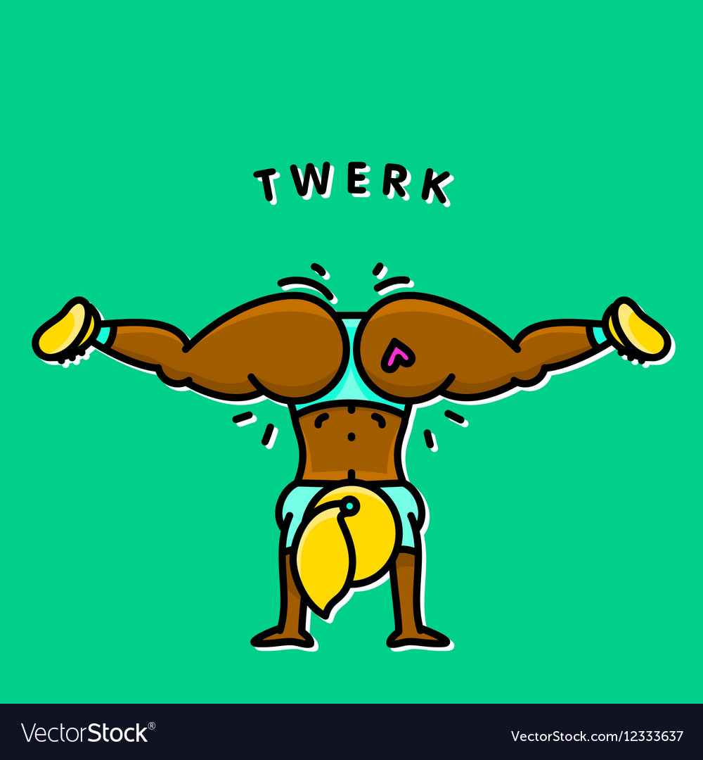 Young Black Girl Twerking