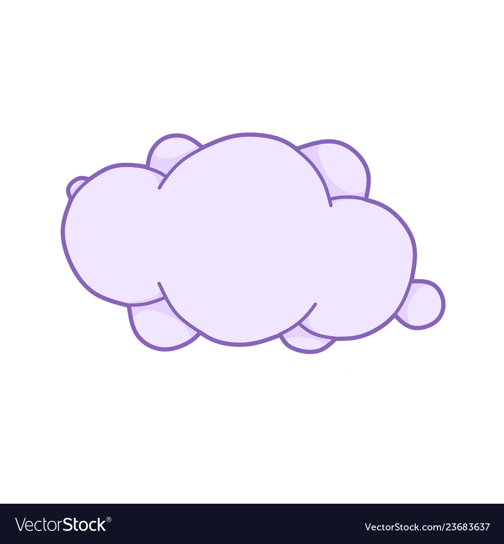 Pink unicorn cloud with space for text cute