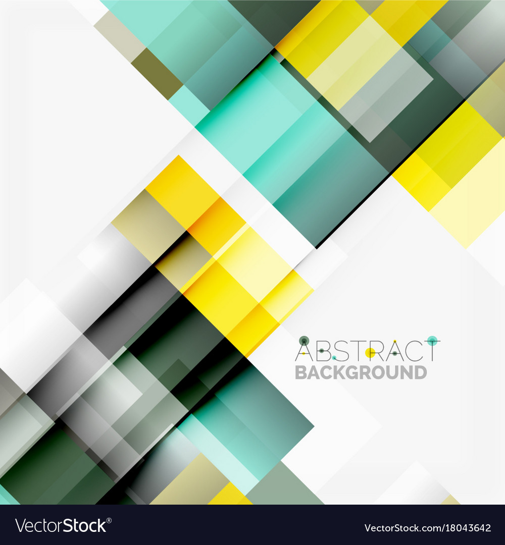 Abstract blocks template design background simple Vector Image