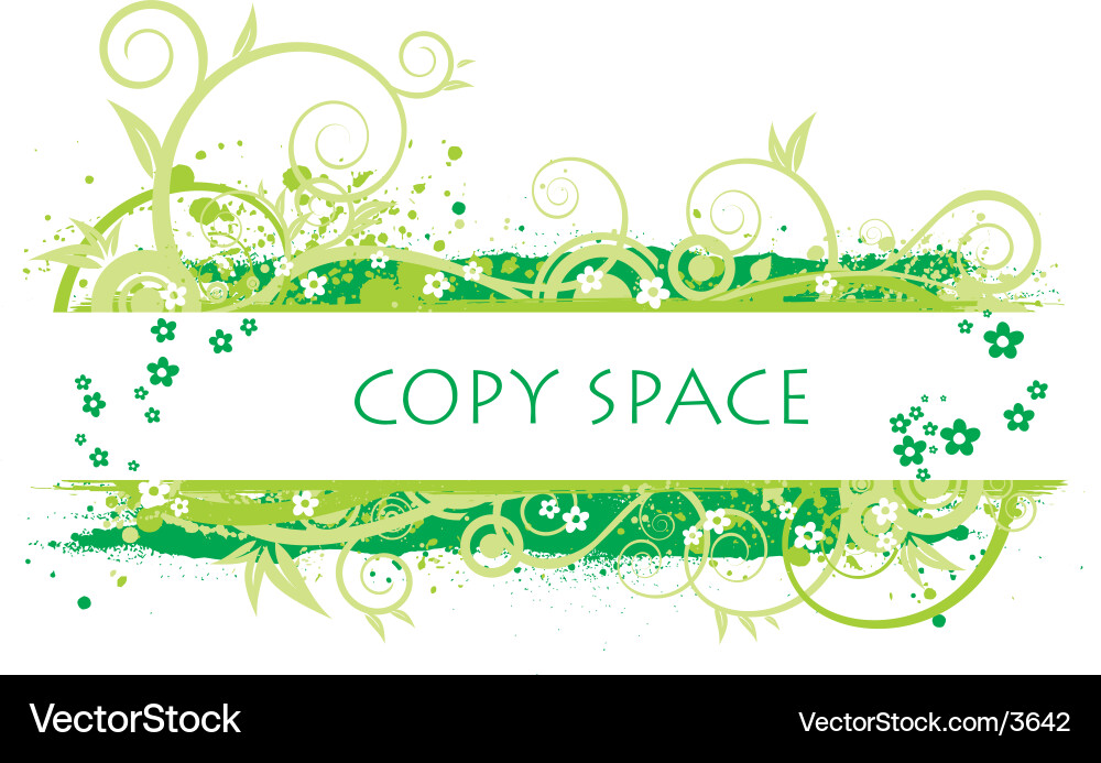 Green banner Royalty Free Vector Image - VectorStock