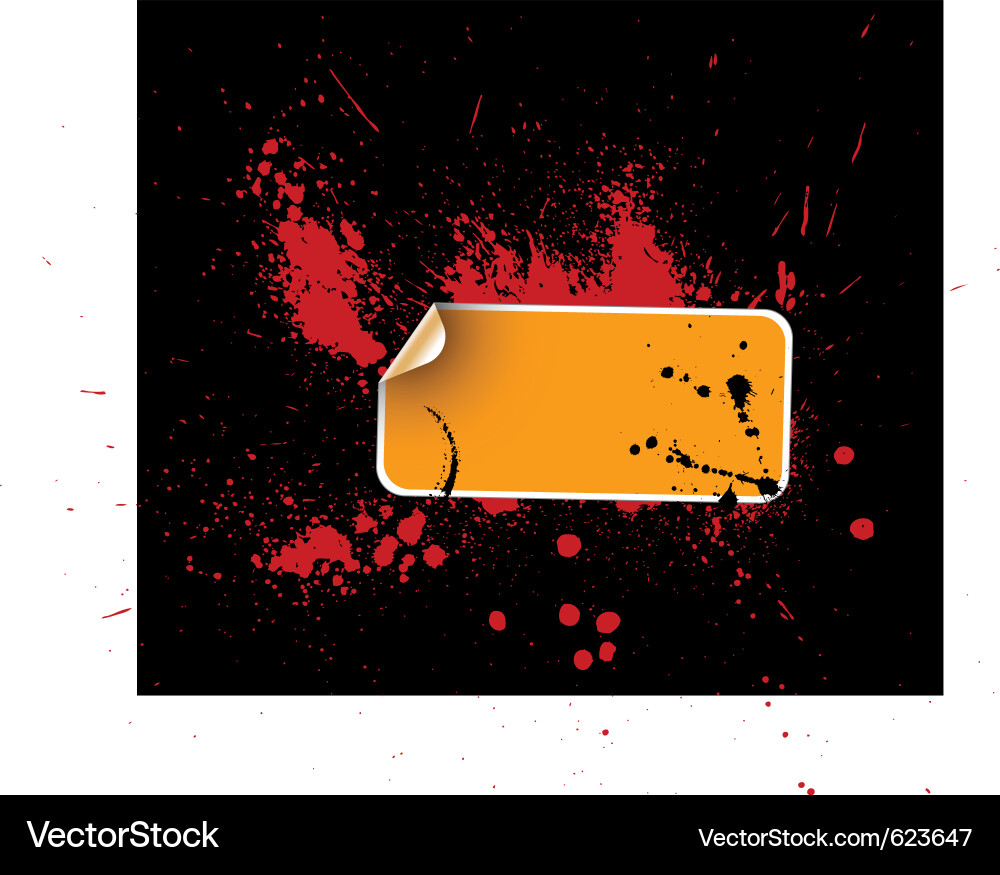 Grunge sticker Royalty Free Vector Image - VectorStock
