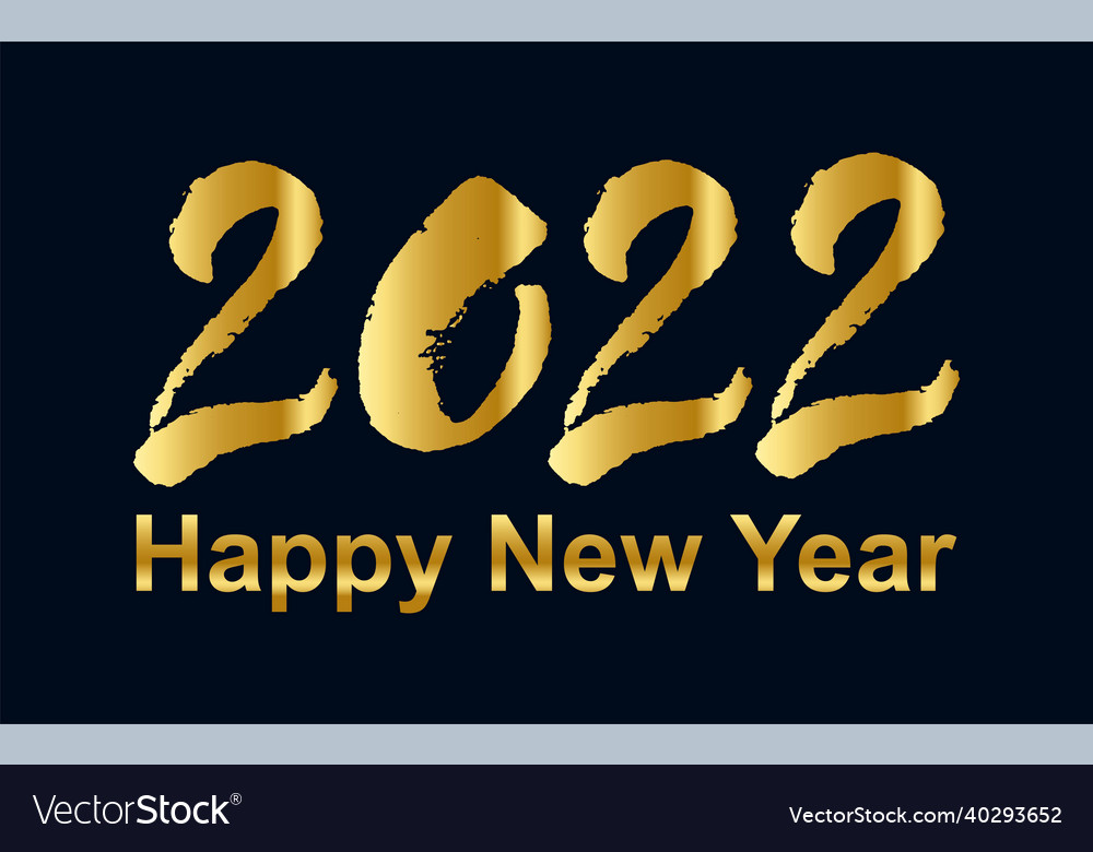 2022 new year banner happy