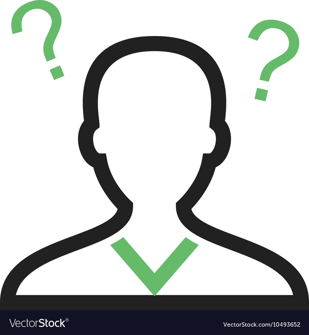 Confused Royalty Free Vector Image - VectorStock