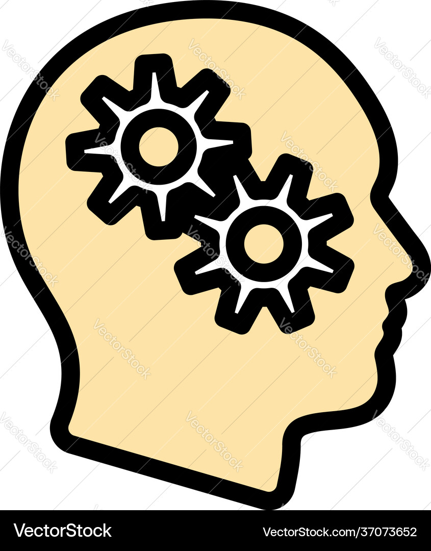 Icon brainstorm Royalty Free Vector Image - VectorStock