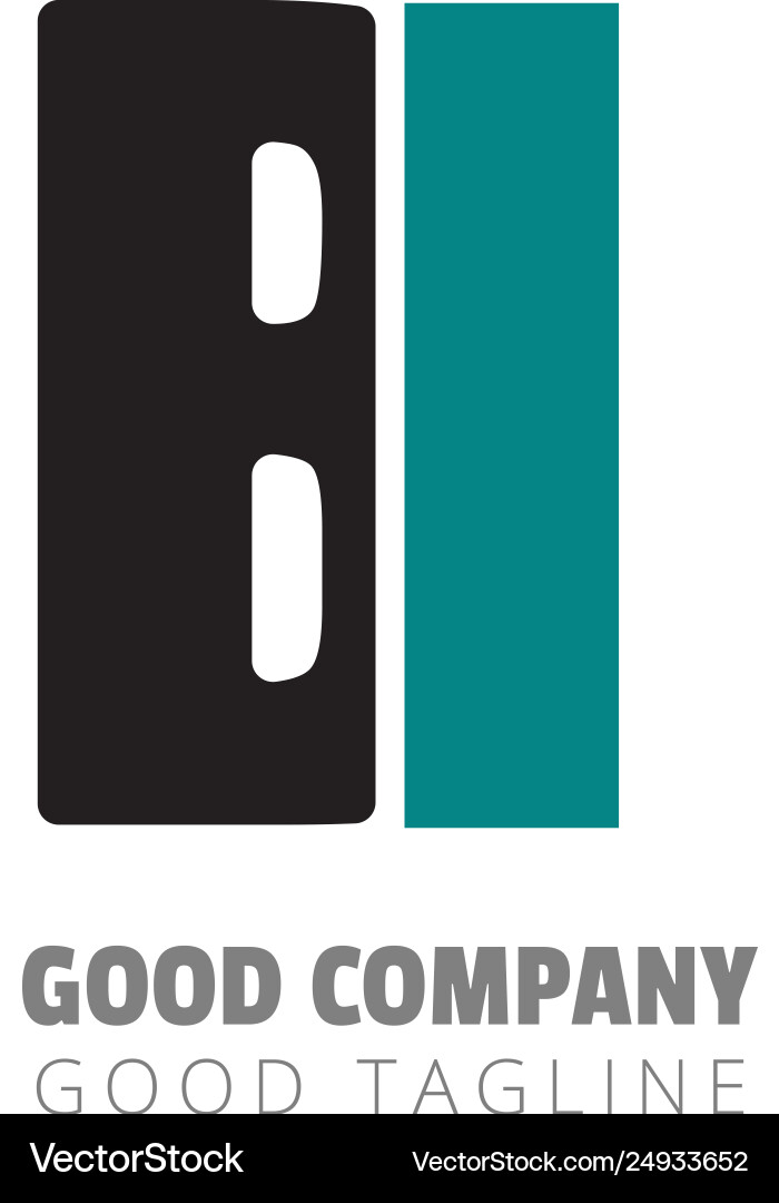 Initial letter design logo Royalty Free Vector Image