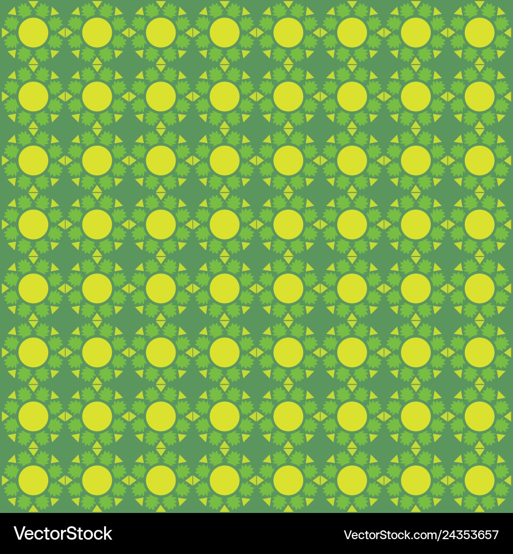 Seamless pattern green background Royalty Free Vector Image