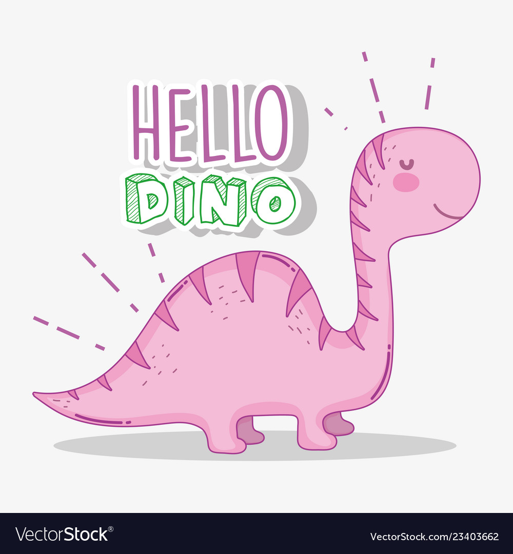 Cute diplodocus dino animal wildlife