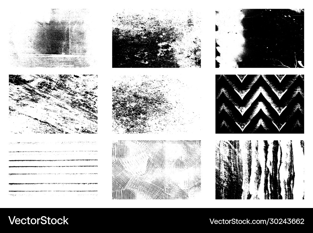 Grunge texture set Royalty Free Vector Image - VectorStock