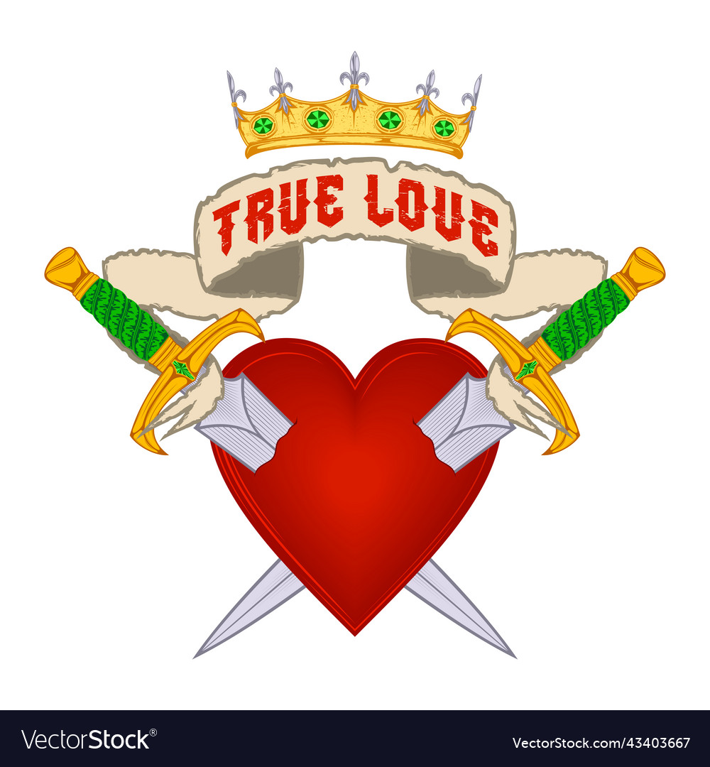 True love Royalty Free Vector Image - VectorStock