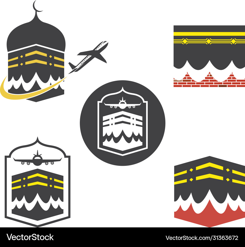 Kaaba icon design Royalty Free Vector Image - VectorStock