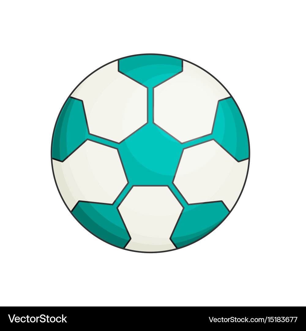 Soccer ball flat Royalty Free Vector Image - VectorStock