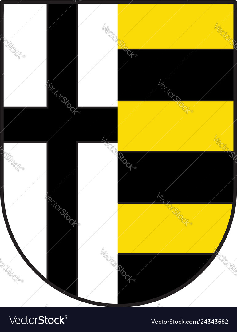 Coat of arms korschenbroich in north Royalty Free Vector