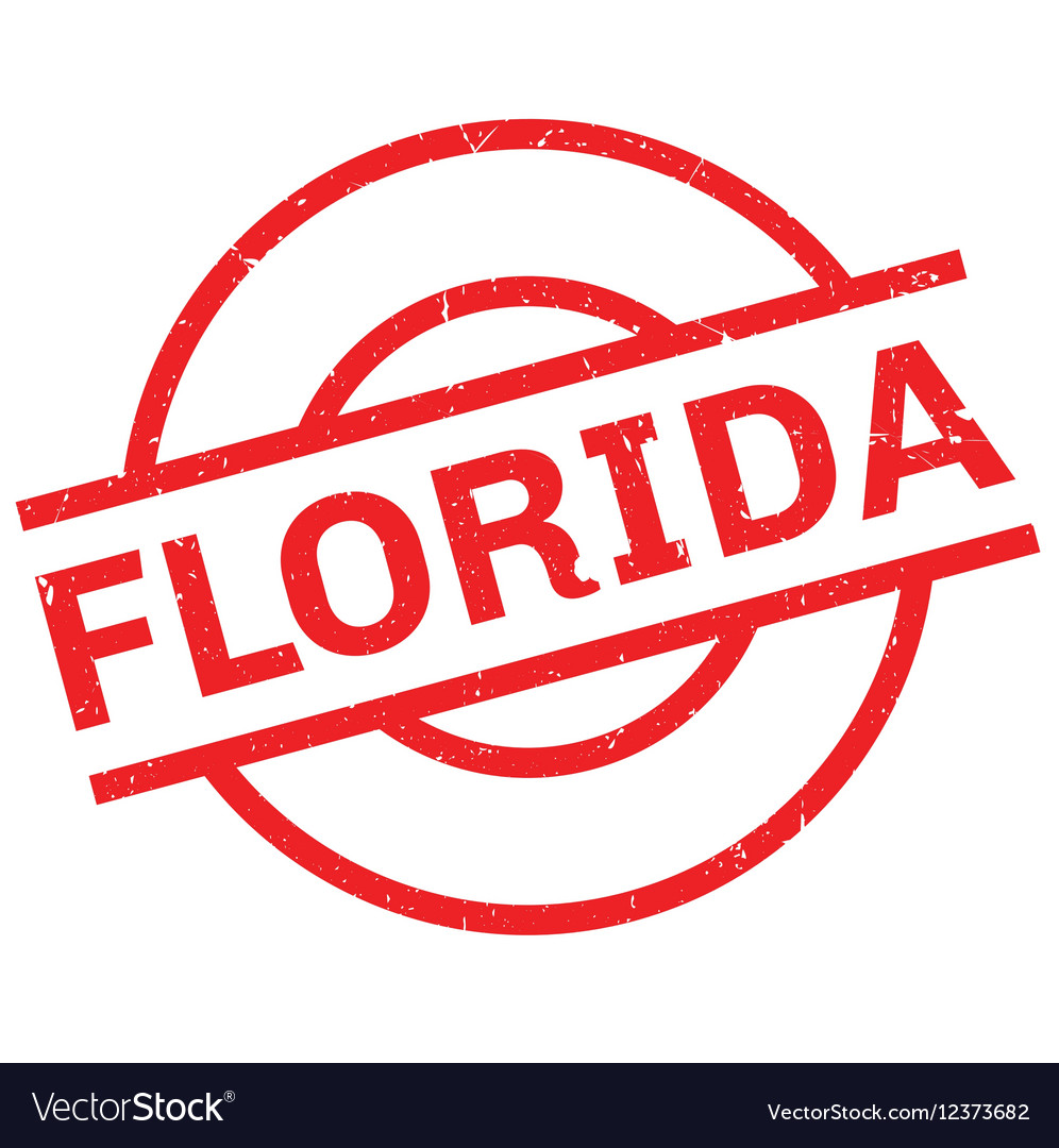 Florida rubber stamp Royalty Free Vector Image