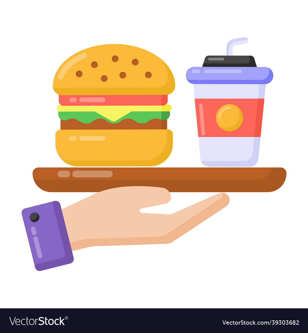 Junk food Royalty Free Vector Image - VectorStock