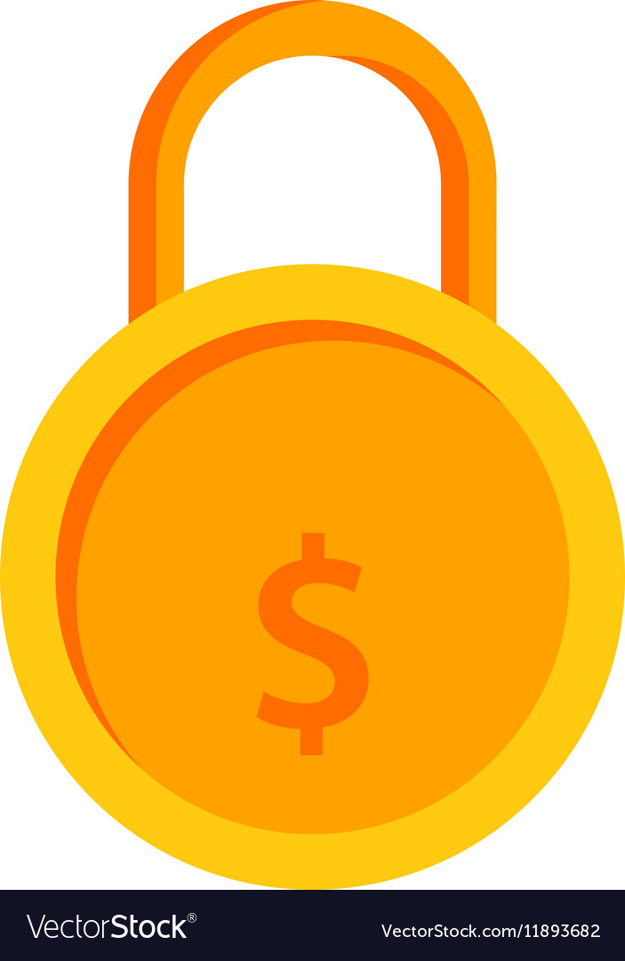 Secured loan concept Royalty Free Vector Image