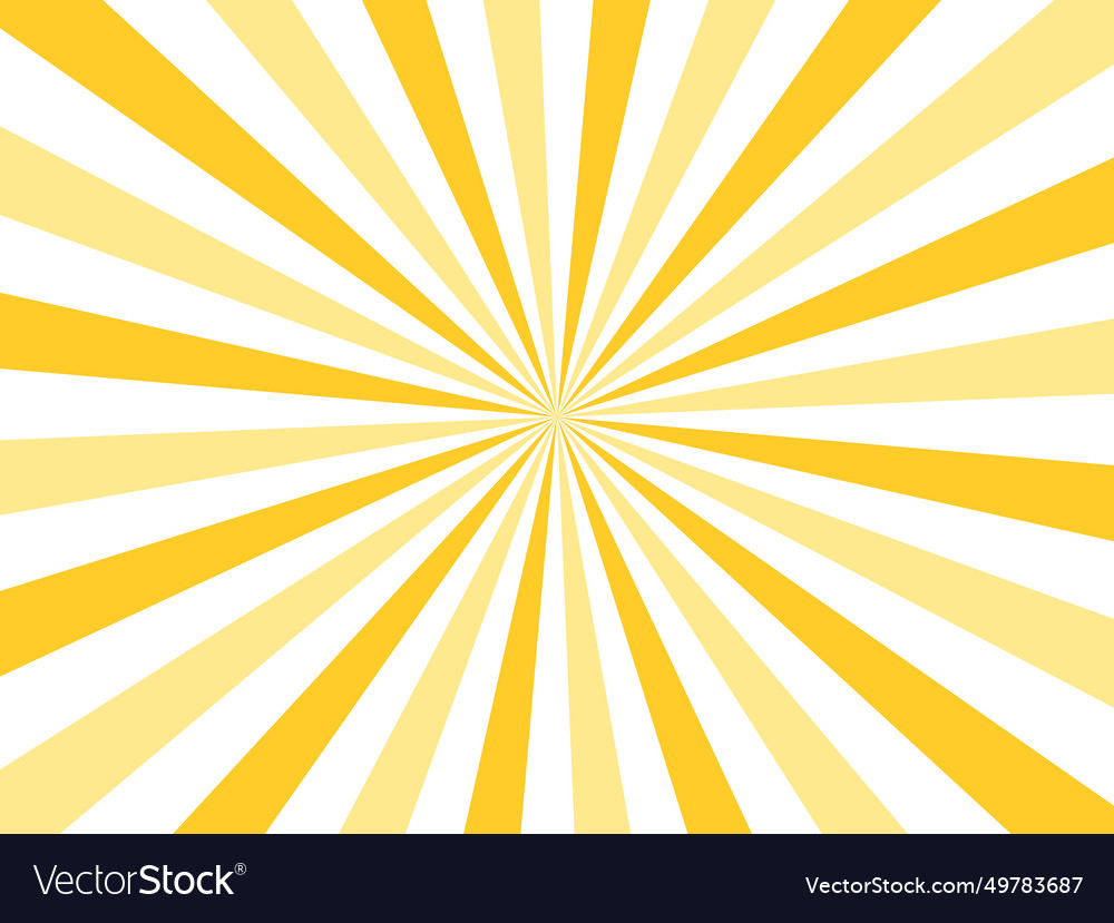 Yellow and white sunbeam sunray background