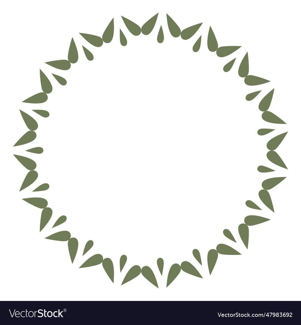 Circle frame 03 Royalty Free Vector Image - VectorStock