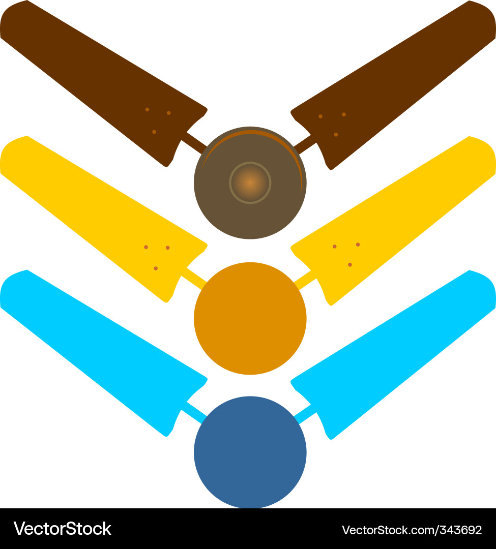 Fan Royalty Free Vector Image - VectorStock