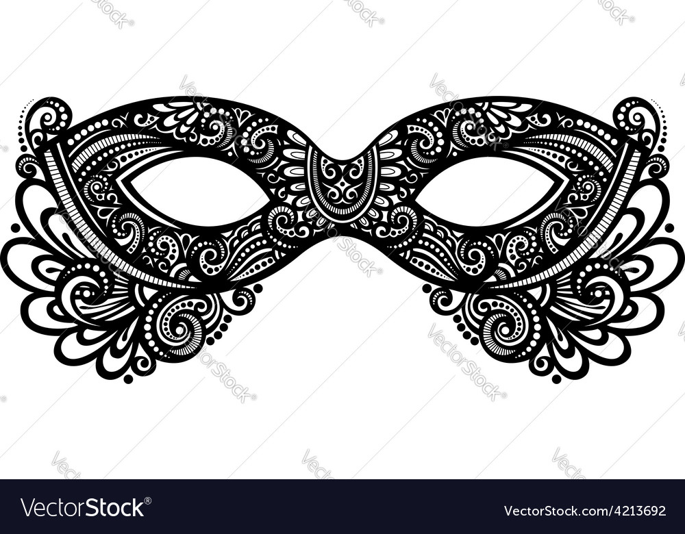 Download Masquerade mask design Royalty Free Vector Image