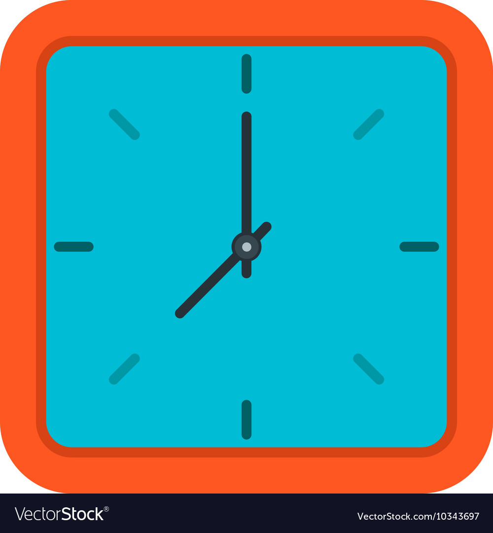 Clock Royalty Free Vector Image VectorStock