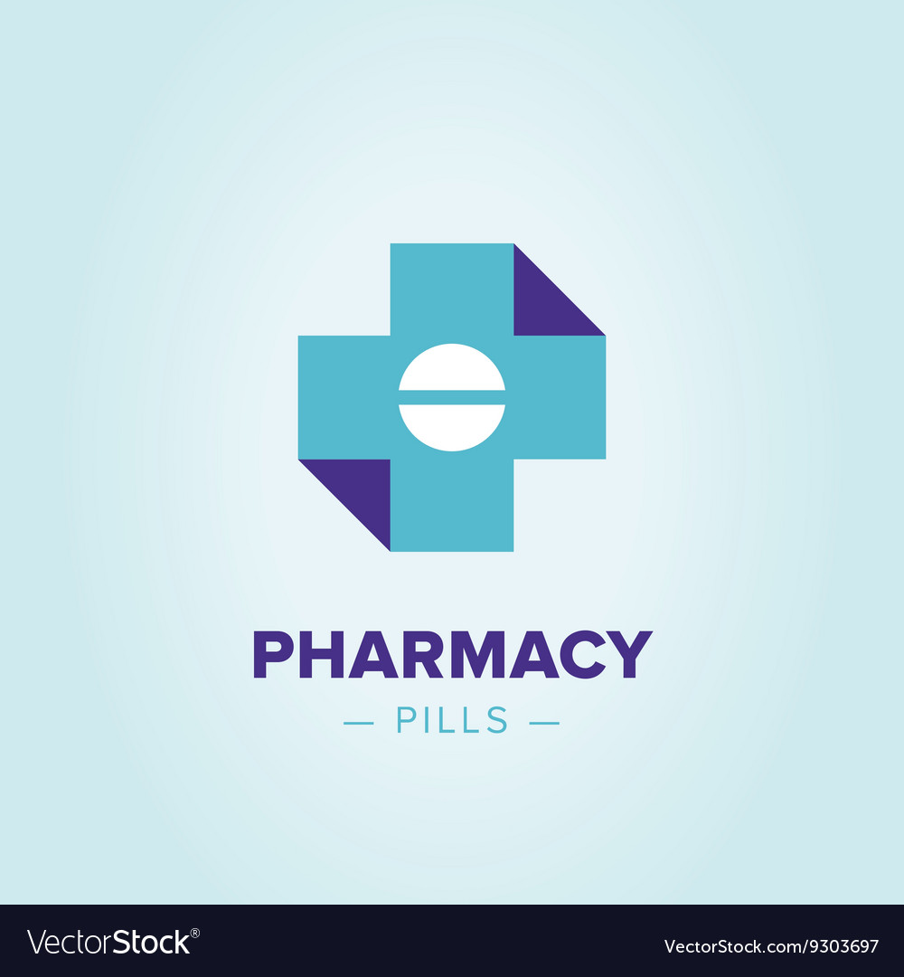 medic cross logo template royalty free vector image