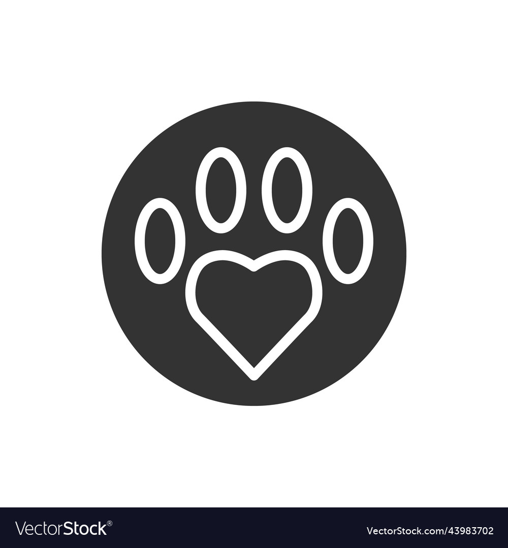 Animal hospital black glyph icon Royalty Free Vector Image