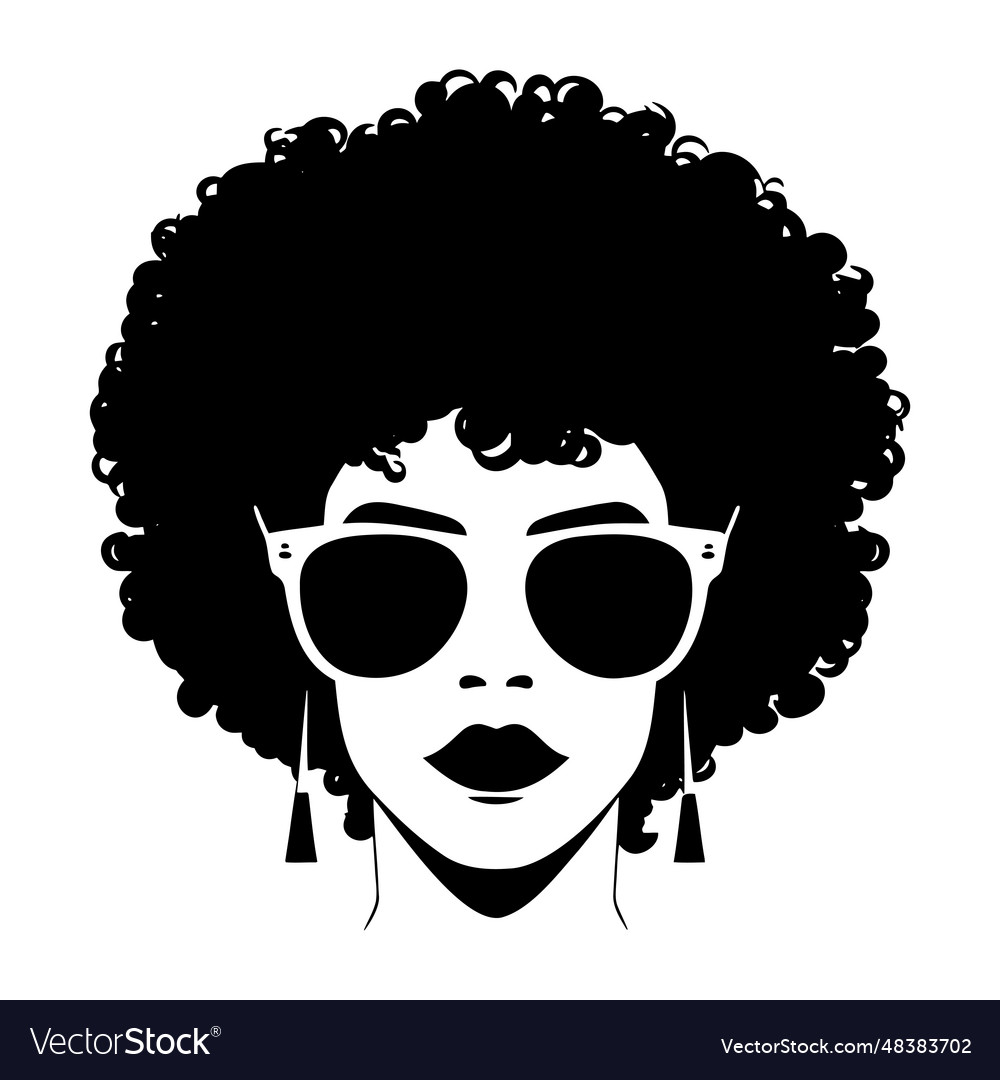 Beautiful african american woman in sunglasses