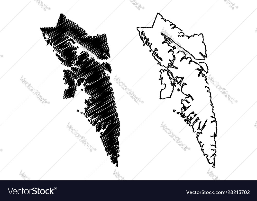 City And Borough Sitka Alaska Boroughs And Vector Image